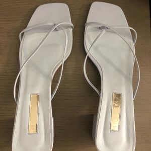 Showpo Baby blue heels *Worn once*